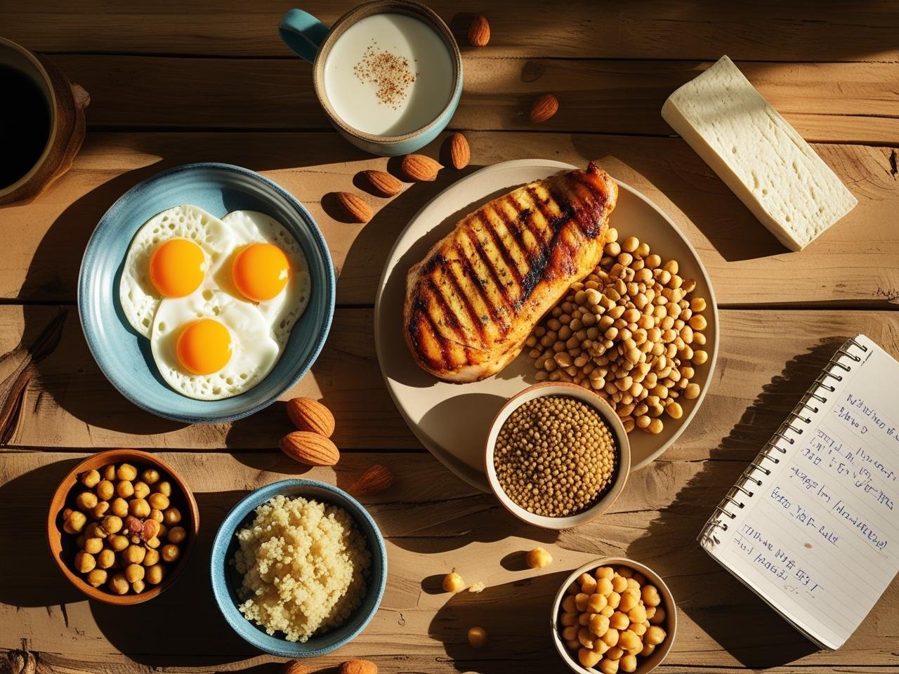 Proteínas do dia a dia: simples, variadas e cheias de sabor.