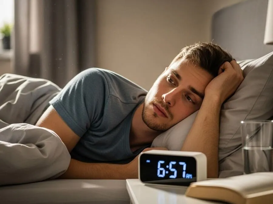 É comum acordar naturalmente poucos minutos antes do alarme tocar.