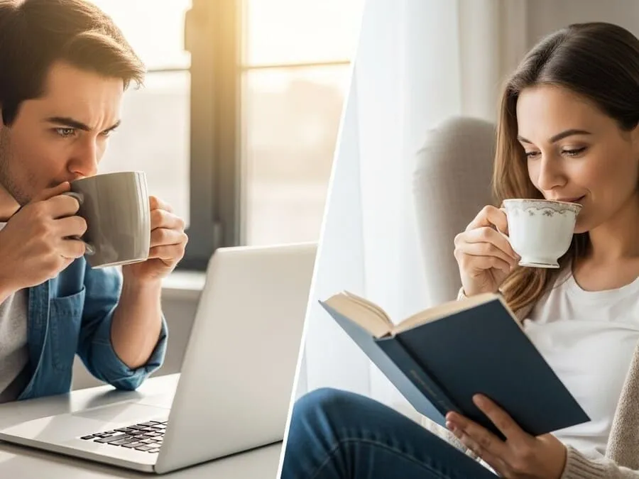 após explicar os efeitos da cafeína no corpo.