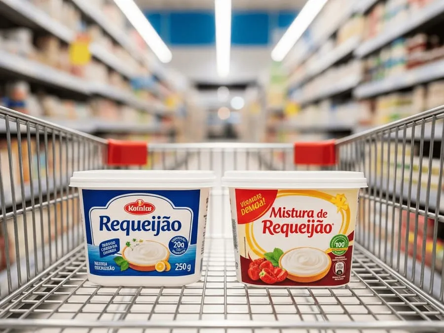 Requeijão ou mistura? A escolha começa no rótulo