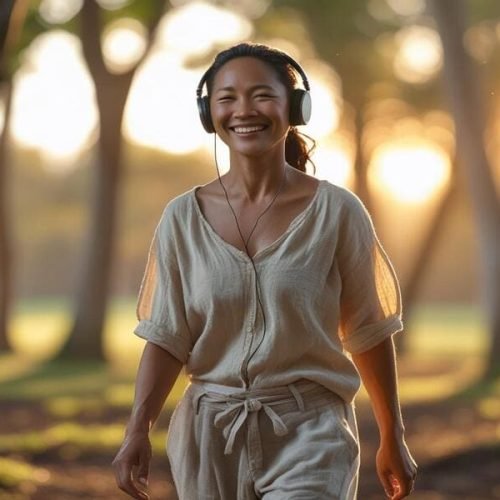 O primeiro passo para uma vida mais ativa não precisa ser um salto, pode ser uma caminhada leve e feliz.