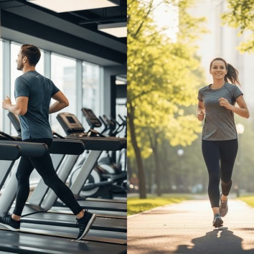 Esteira ou ao ar livre? As duas têm sua vibe – qual é a sua hoje?