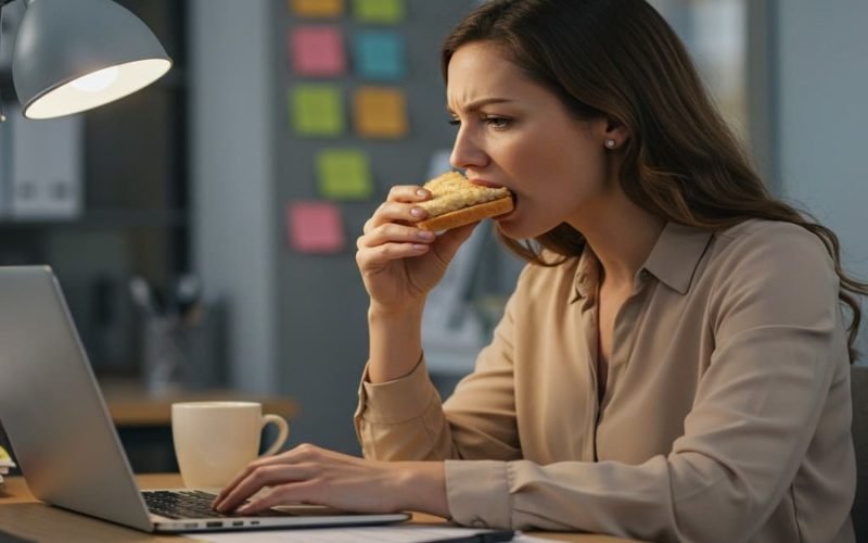 Você também engole o almoço entre uma tarefa e outra?