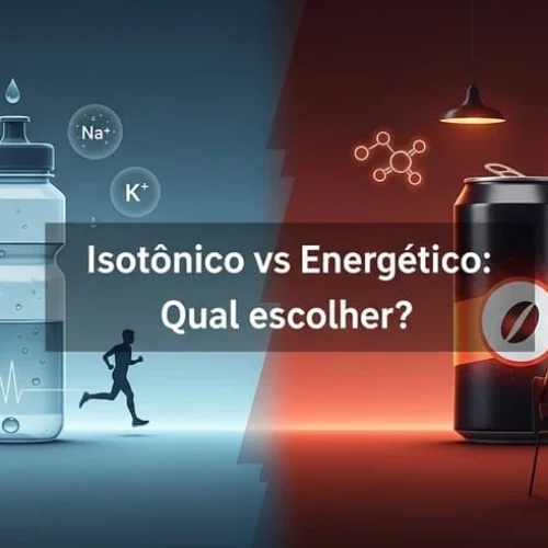 Isotônico x Energético: hidratação para o corpo vs estimulação para a mente.