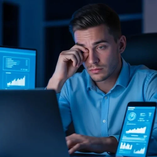 Fadiga digital: o cansaço silencioso causado pelo uso excessivo de telas.