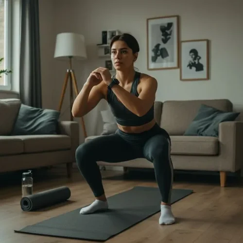 Treino de corpo inteiro em casa: prático, rápido e eficiente para qualquer rotina.